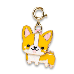 Charm It! Gold Corgi Charm