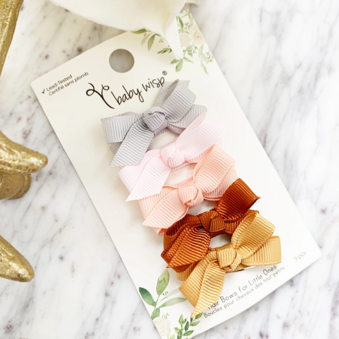Baby Wisp Chelsea Snap Clip Bow Set / Bow Addict