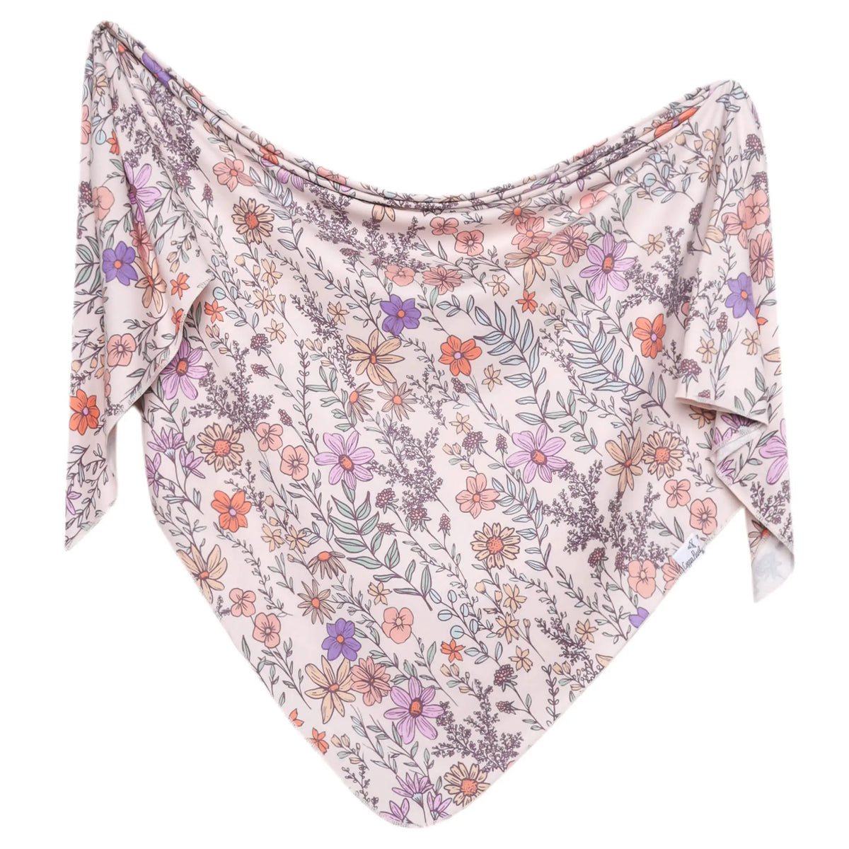 Copper Pearl Knit Swaddle Blanket / Flora