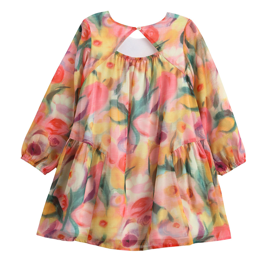 Mabel + Honey Watercolor Whimsey Dress