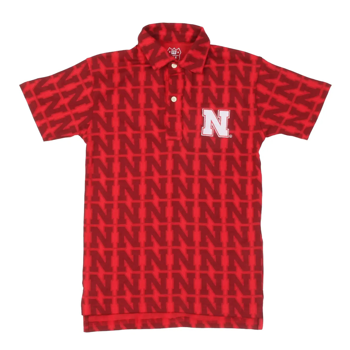 Nebraska Huskers All-Over Print Polo