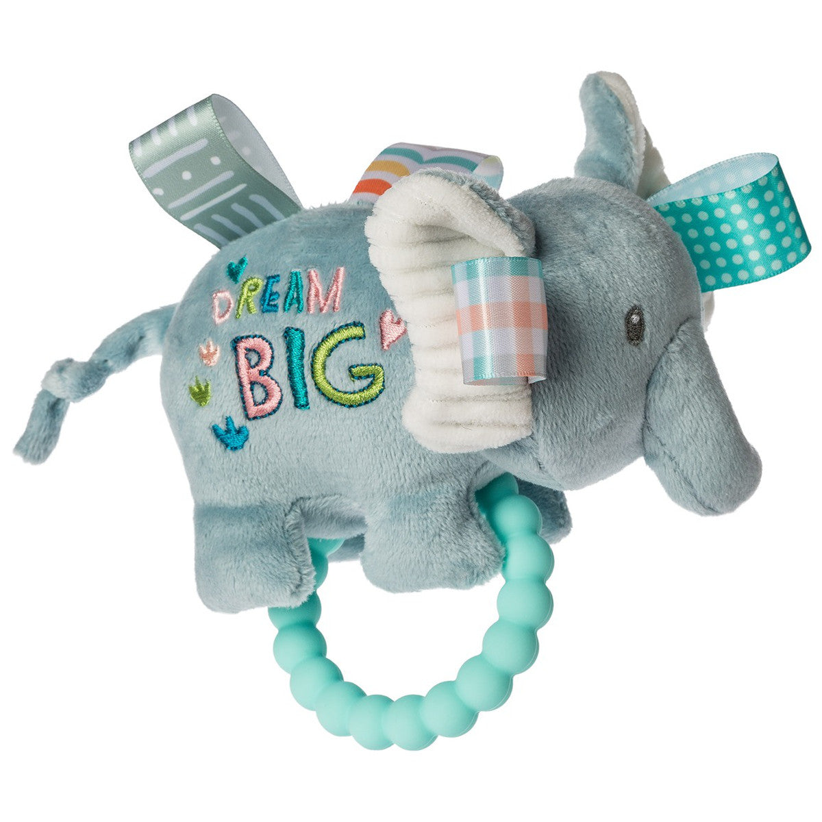 Mary Meyer Taggies Dream Big Elephant Teether Rattle