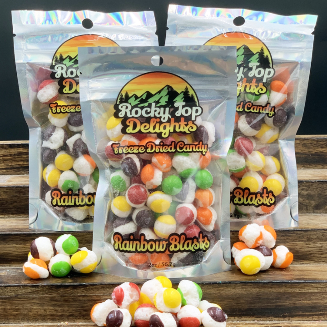 Rainbow Blasts Freeze Dried Candy