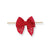 Lace Bow Headband - Red