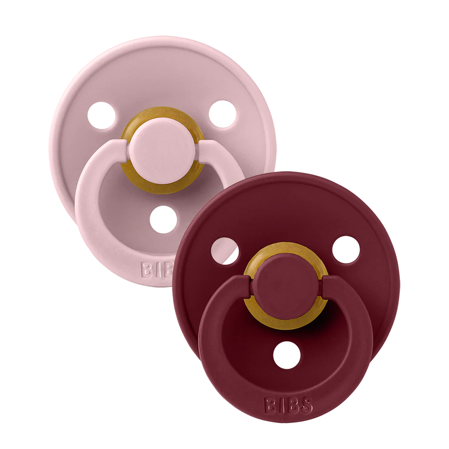 BIBS Round Pacifier 2-Pack / Size 2 (6-18 Months)