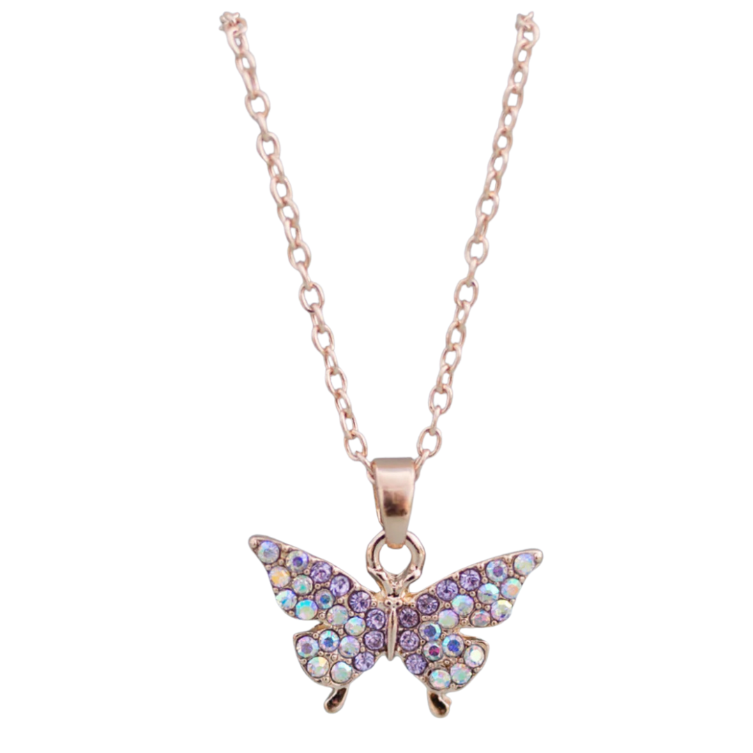 Butterfly Gem Necklace