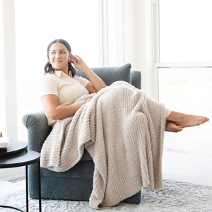 Saranoni Ribbed Bamboni Throw Blanket (50"x60")