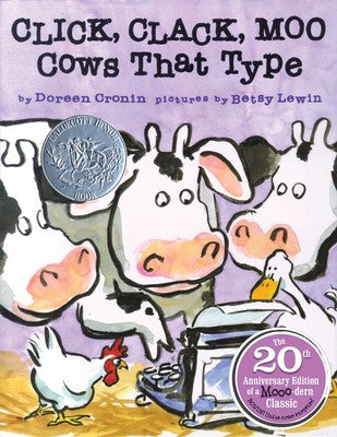 Click, Clack, Moo, Cows That Type (20th Anniversary Edition) Book