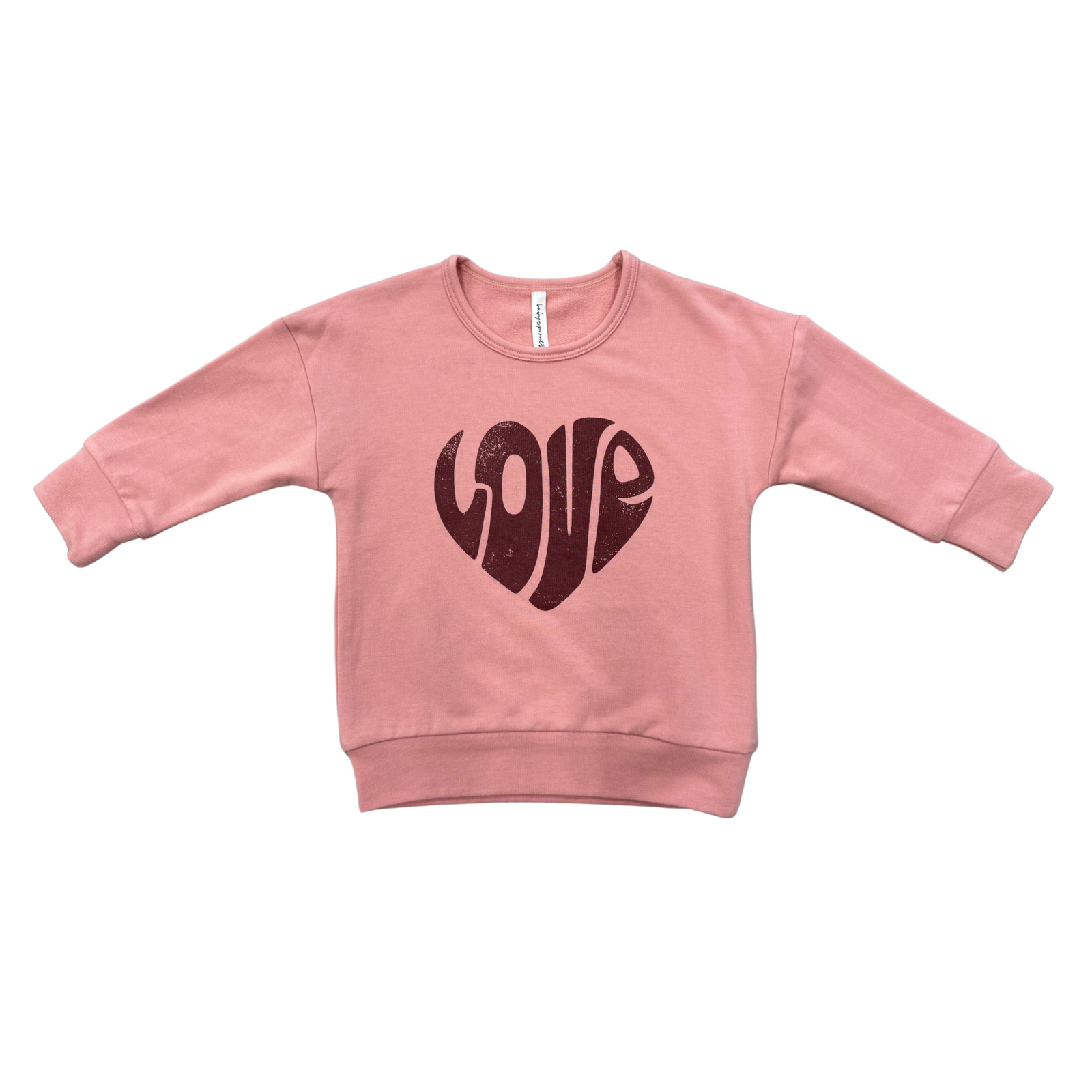 Babysprouts Girl's Love Pullover Sweatshirt