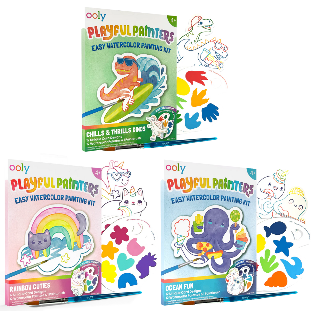 Ooly Playful Painters: Easy Watercolor Painting Kit