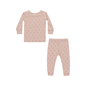 Quincy Mae Bamboo Pajama Set / Candy Cane