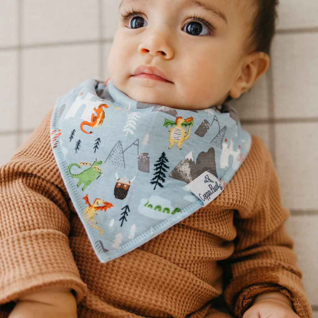 Copper Pearl Bandana Bibs / Viking