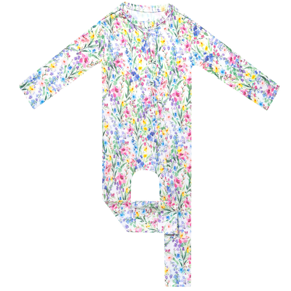 Copper Pearl Convertible Zip-Up Footie / Josie