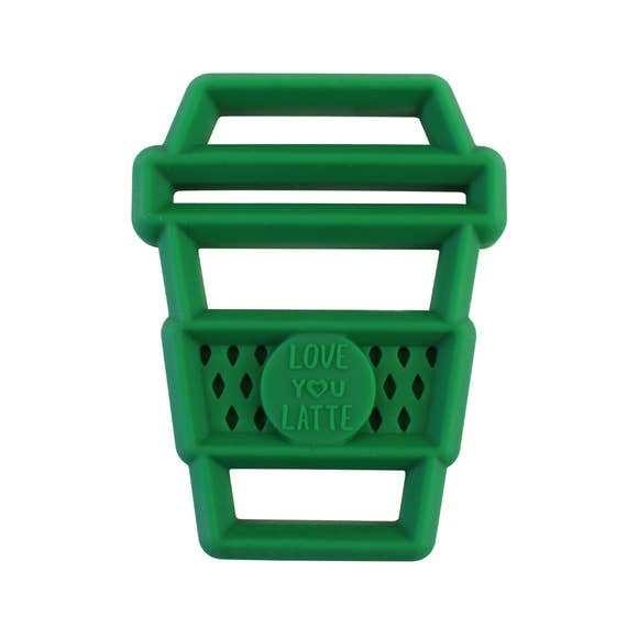 Itzy Ritzy Chew Crew Silicone Teether / Latte