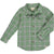 Me & Henry Atwood Woven Shirt / Sage Plaid