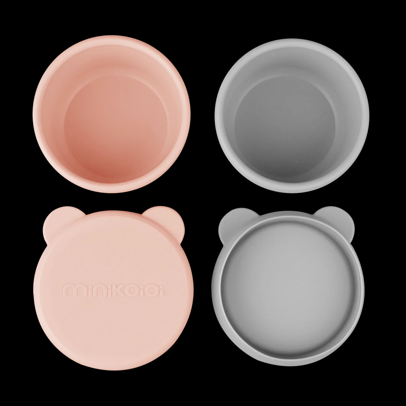 2-Pack Silicone Mini Bowl with Lid