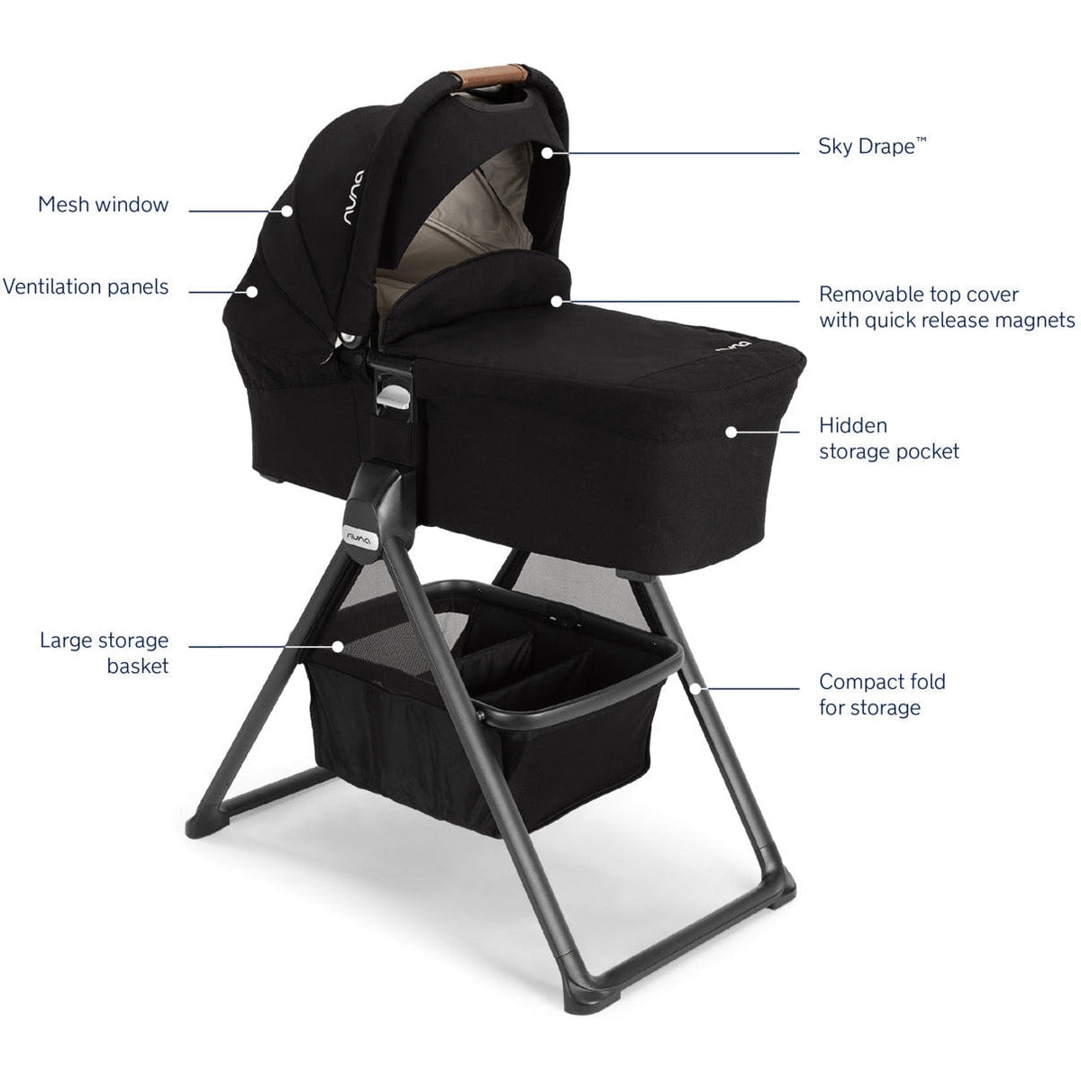 Nuna MIXX Bassinet + Stand