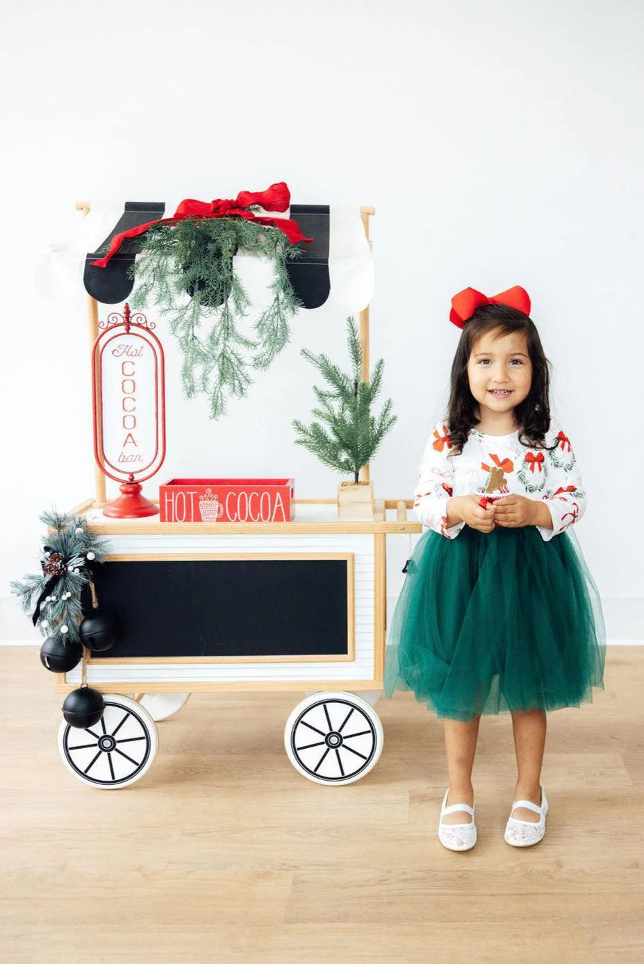 Christmas Cutie Bows Tutu Dress