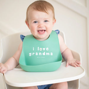 Bella Tunno Silicone Wonder Bib / Love Grandma