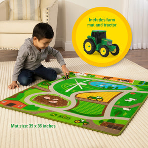 John Deere Playmat with Tractor