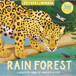 Sticker by Number Rain Forest Activity Book