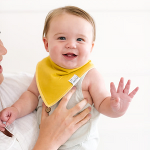 Copper Pearl Bandana Bibs / Stone