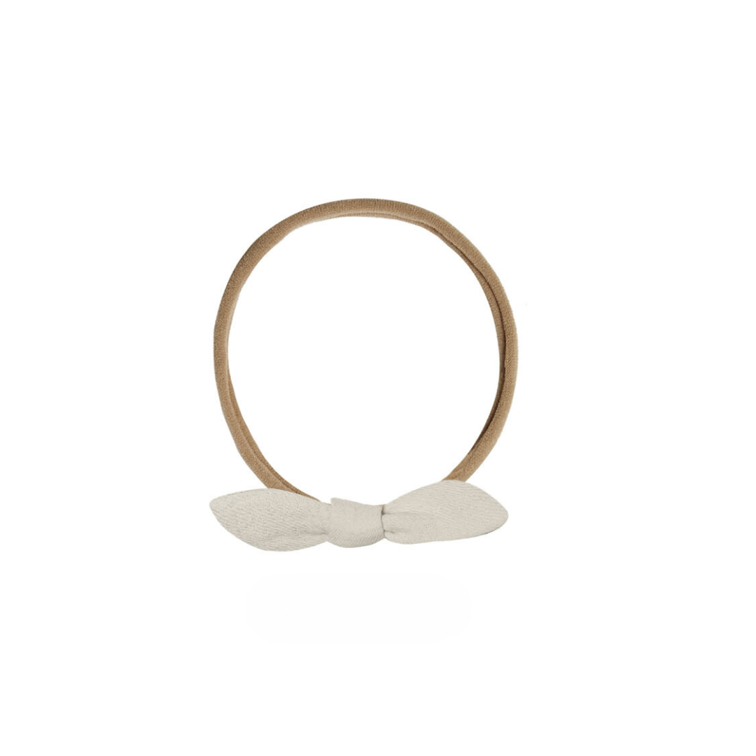 Quincy Mae Little Knot Headband / Ivory