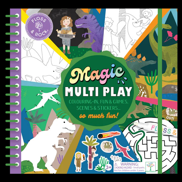 Floss & Rock Magic Multi-Play Activity Book / Dinosaur