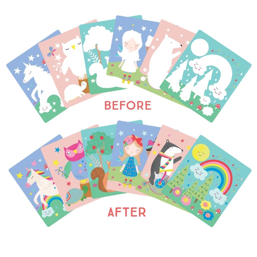 Floss & Rock Painting Pad - Rainbow Fairy