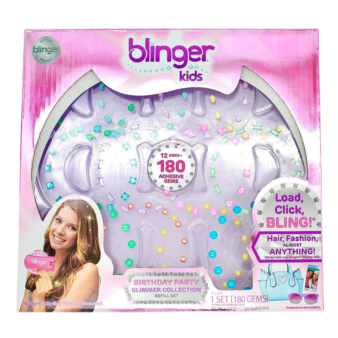 Blinger kids Sparkle Collection Refill Set - 180 Colorful Gems