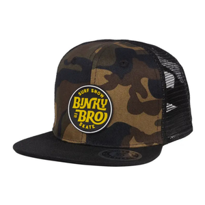 BinkyBro Camo Flat Top Hat