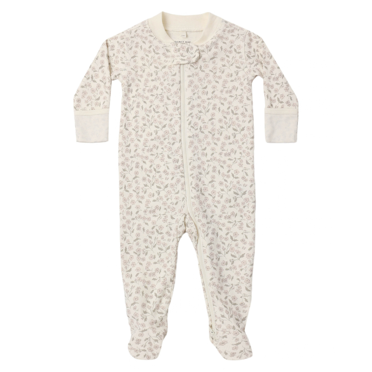 Quincy Mae Zip Sleeper Footie/ Floret