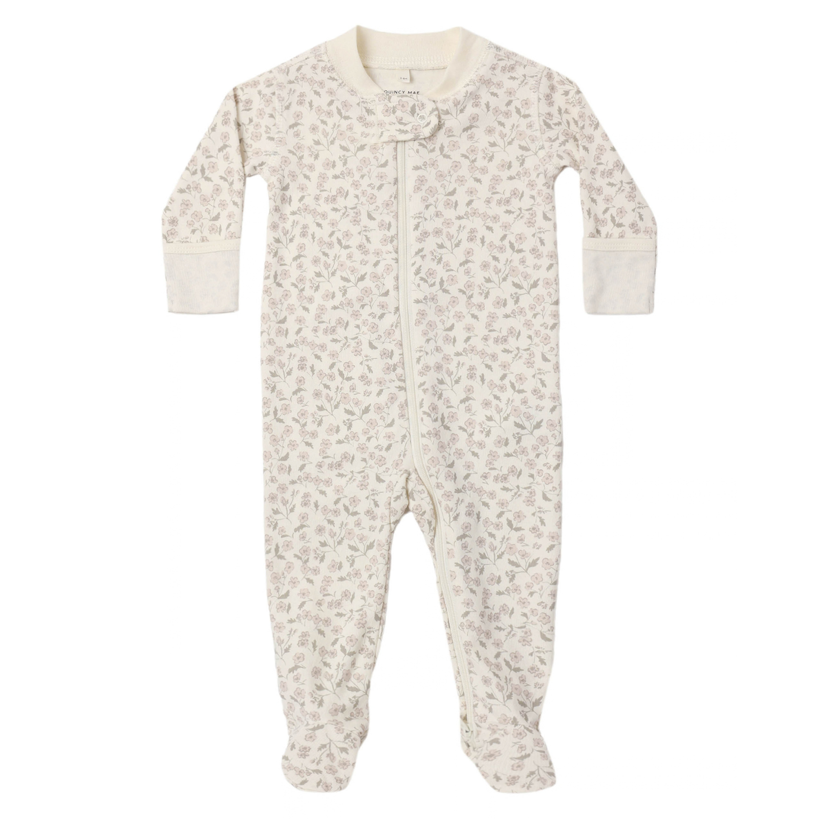 Quincy Mae Zip Sleeper Footie/ Floret