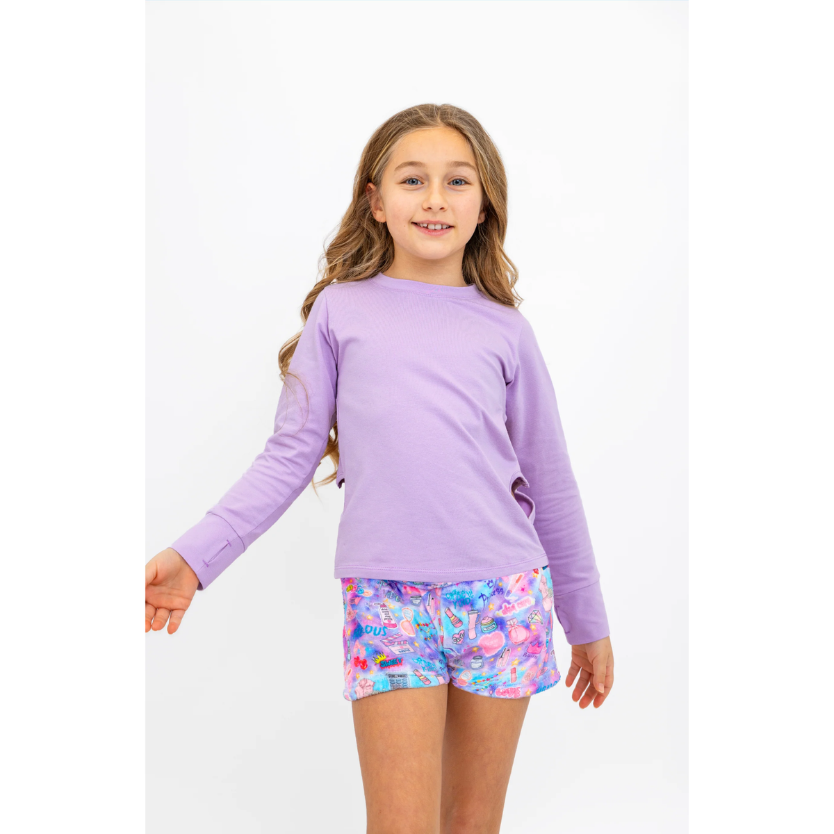 Glam Squad Girl's Plush Lounge Shorts