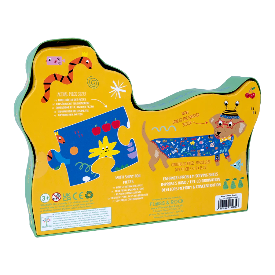 Floss & Rock Pets "Sausage Dog" Puzzle - 20PC