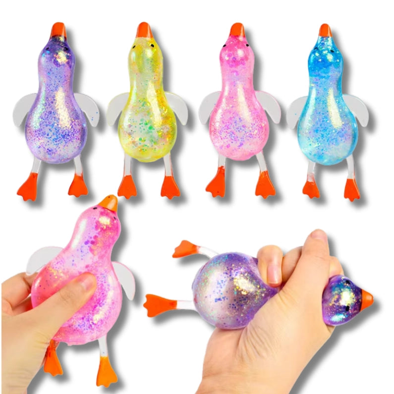 Glitter Sugar Squishy Duck Toy