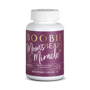 Boobie Bears Mom's Miracle Lactation & Hair Growth Gummies / Elderberry & Zinc