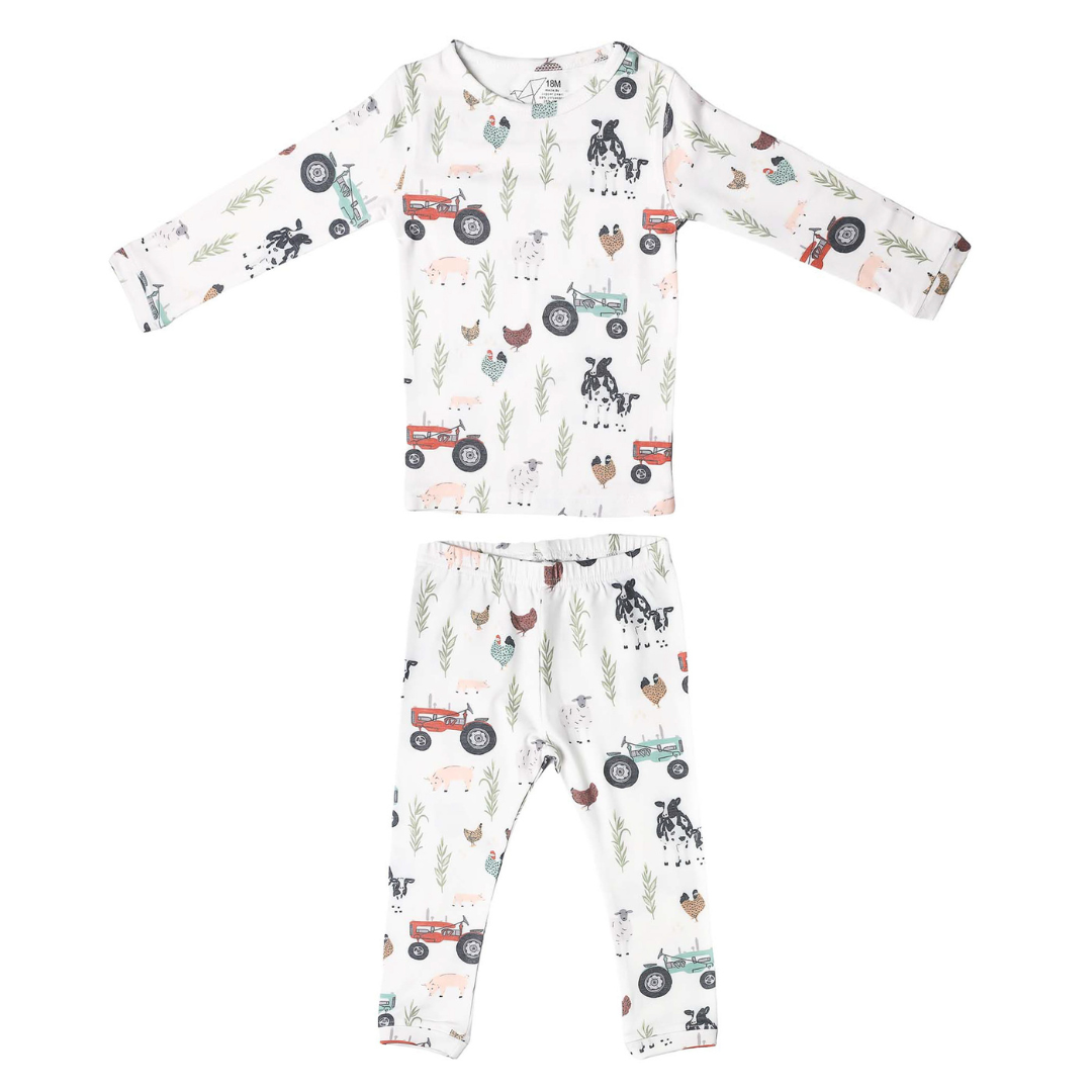 Copper Pearl Long Sleeve Pajamas / Jo