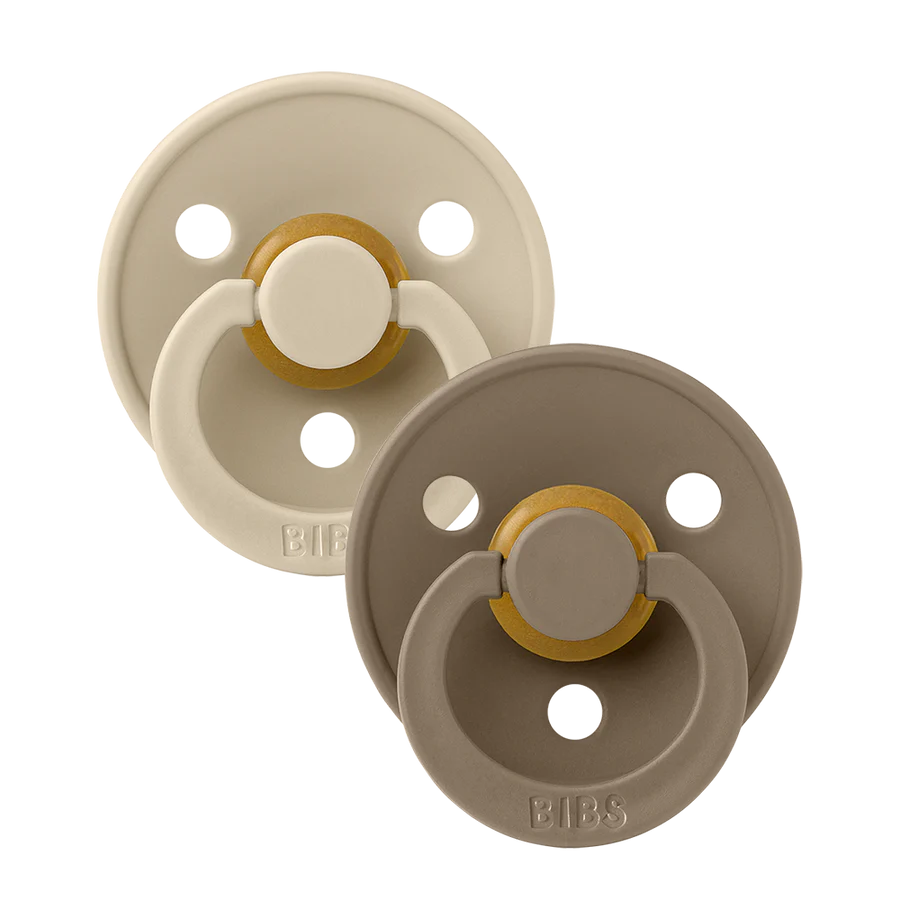 BIBS Round Pacifier 2-Pack / Size 2 (6-18 Months)
