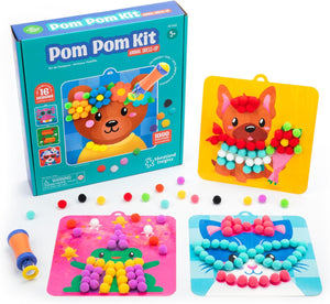 Pom Pom Popper Kit - Animal Dress Up
