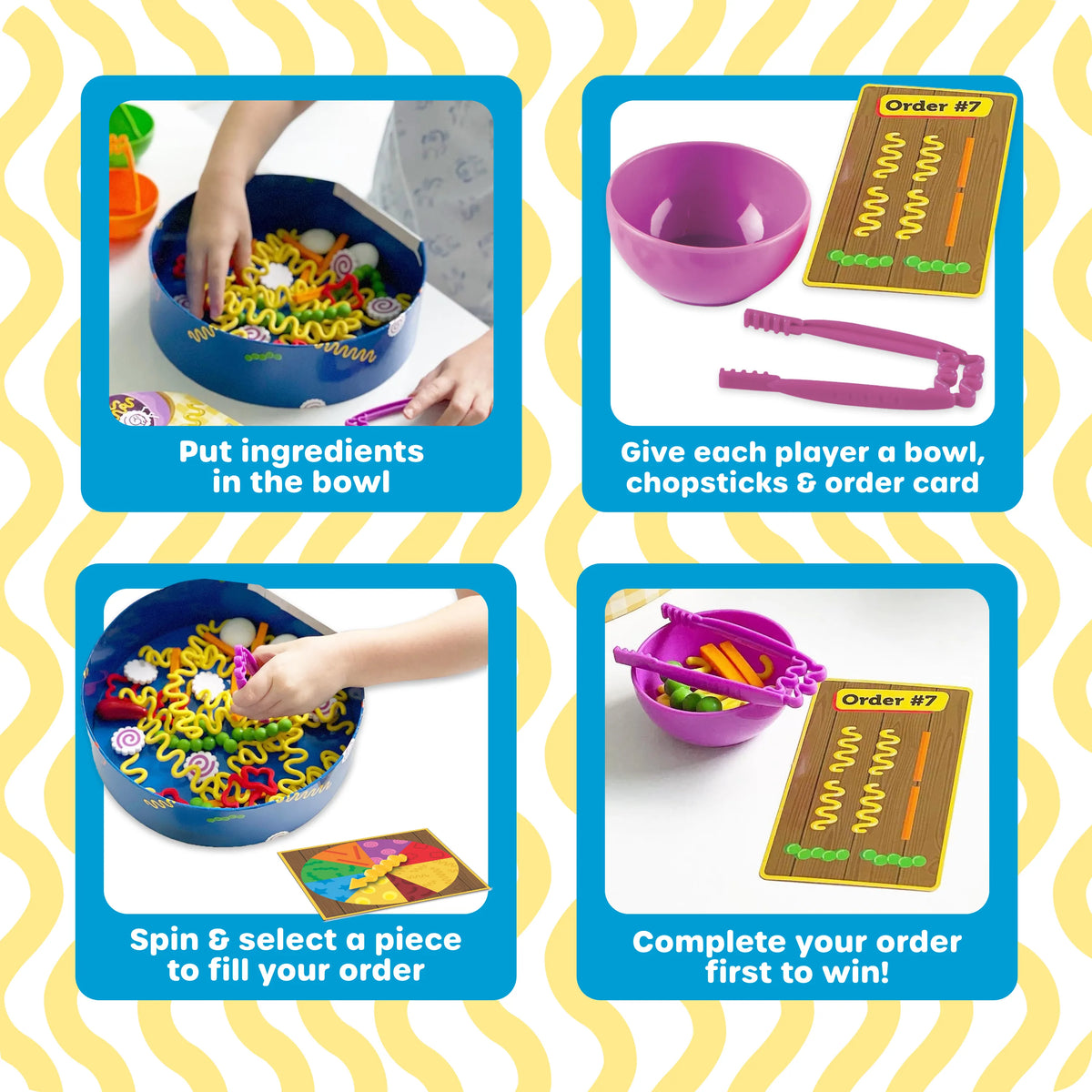 Noodle Knockout Fine Motor Game