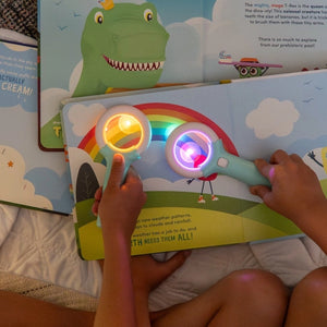 Glo Pals Light-Up Book - Pippa Prehistoric Pals
