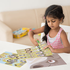 Scissor Skills Activity Pad / Safari