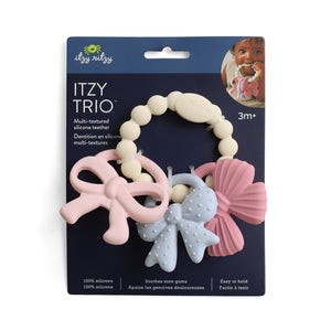 Itzy Ritzy Trio Teether - Bows