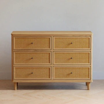 Namesake Marin with Cane 6 Drawer Dresser