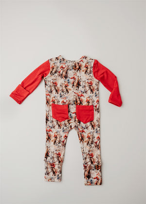 Cowboy Claus Convertible Romper