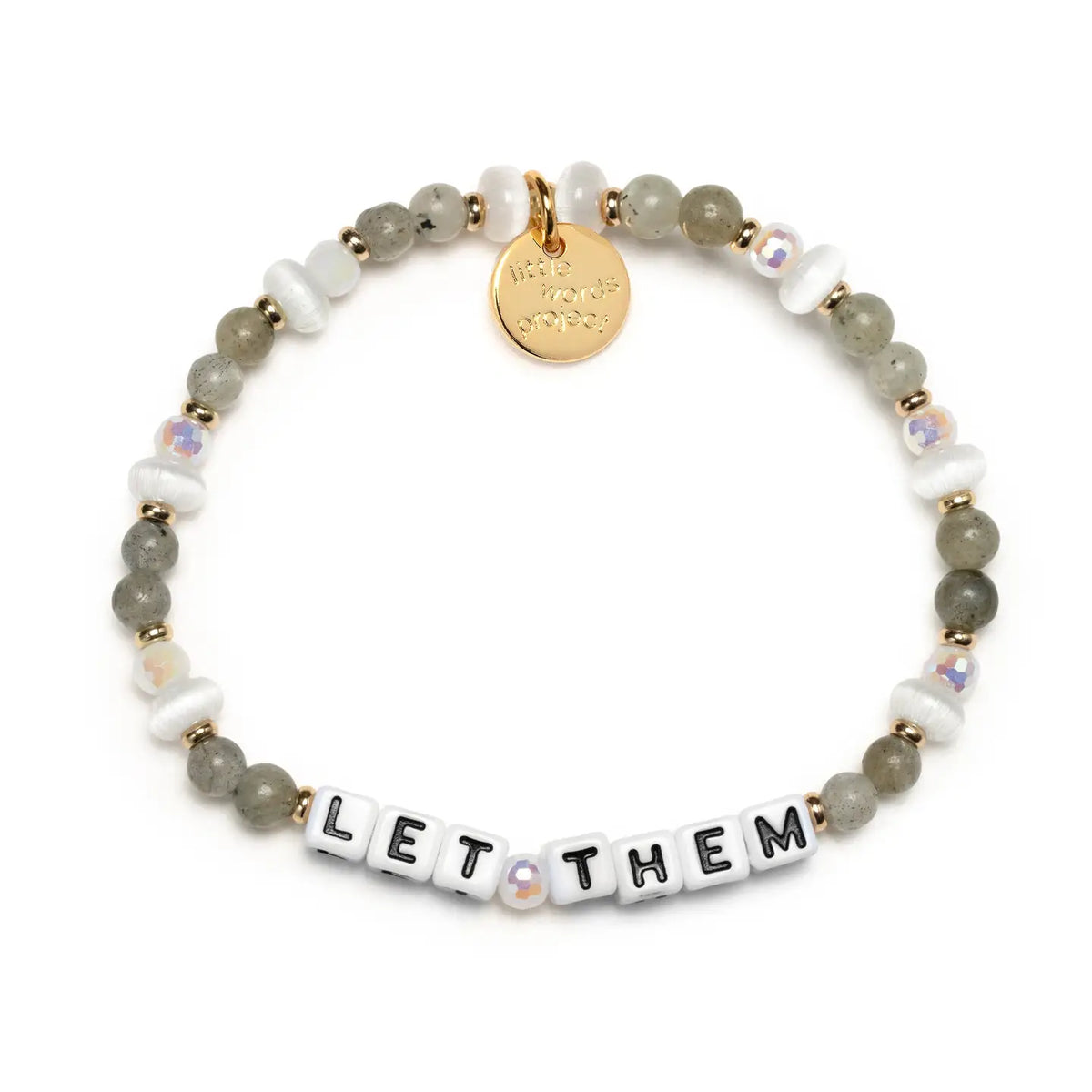 Little Words Project Let Them Bracelet / Moonlit Pebble Path