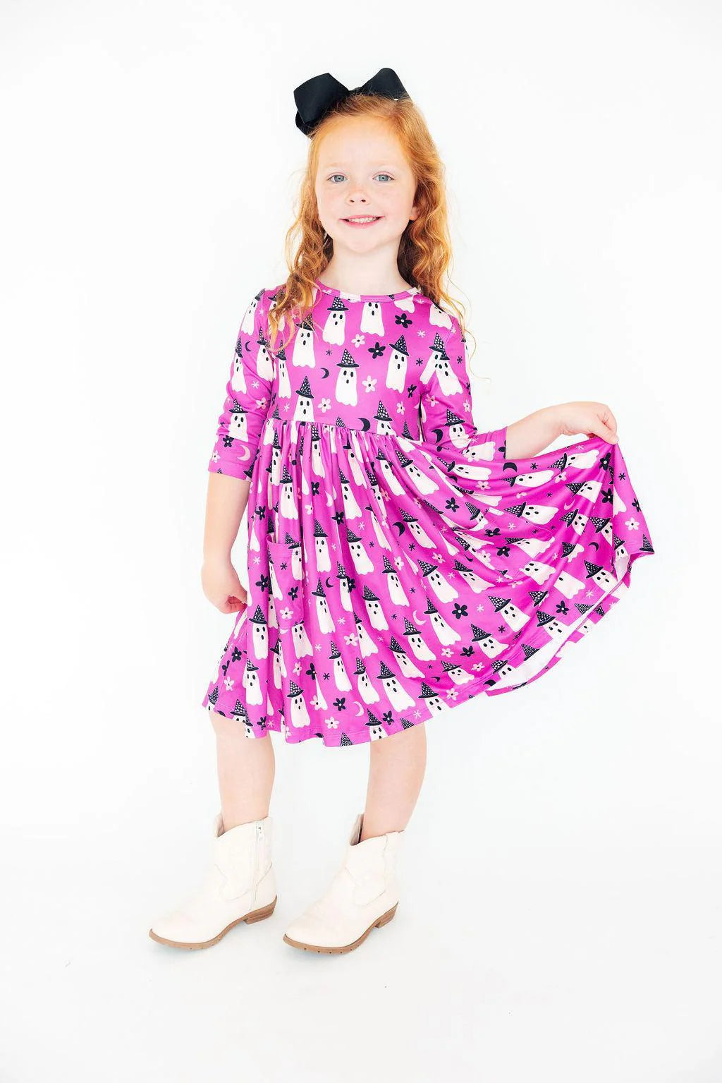 Witches Boo Pocket Twirl Dress