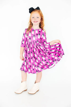 Witches Boo Pocket Twirl Dress