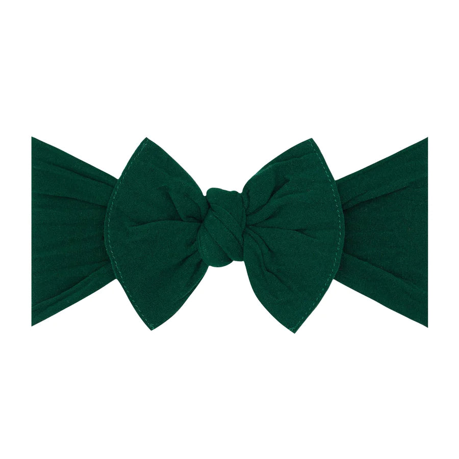 Classic Knot Headband / Forest Green